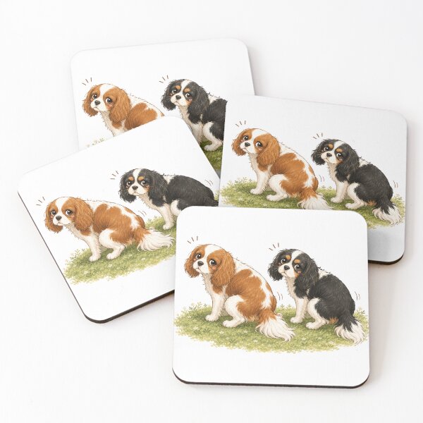 Item preview, Cavalier King Charles Spaniel | Synchronized Poop Mode | Funny Dog Sticker for Dog Lovers designed and sold by SakuraWaStyle.
