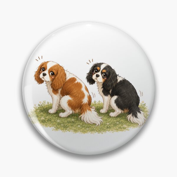 Item preview, Cavalier King Charles Spaniel | Synchronized Poop Mode | Funny Dog Sticker for Dog Lovers designed and sold by SakuraWaStyle.