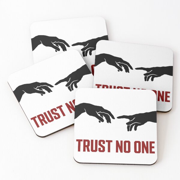 Item preview, Trust No One - Dark Edgy Gift designed and sold by kdonefive.