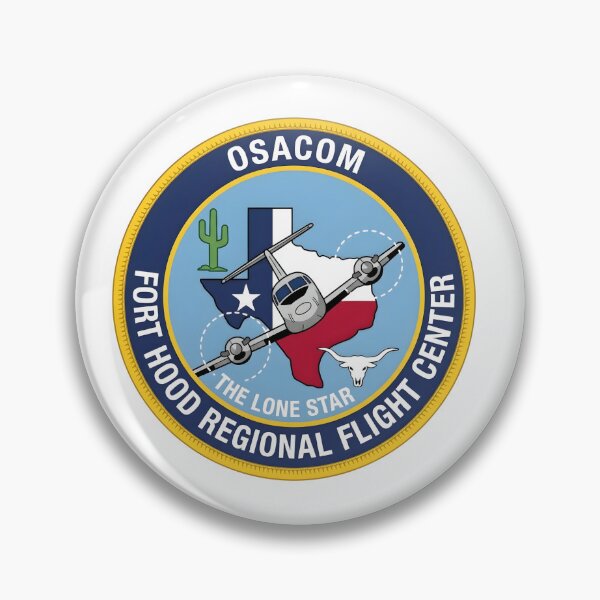 Item preview, OSACOM Fort Hood Regional Flight Center "The Lone Star" Variant Insignia designed and sold by CharlieDesings.