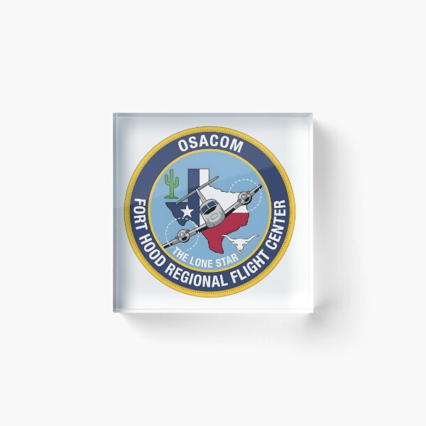 Item preview, OSACOM Fort Hood Regional Flight Center "The Lone Star" Variant Insignia designed and sold by CharlieDesings.