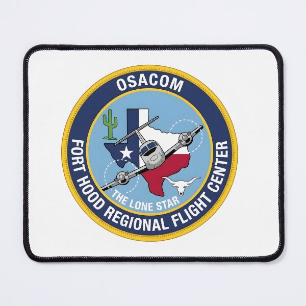 Item preview, OSACOM Fort Hood Regional Flight Center "The Lone Star" Variant Insignia designed and sold by CharlieDesings.