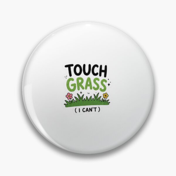 Item preview, Touch Grass | Funny Gen Z Meme Aesthetic Design designed and sold by DripKick.