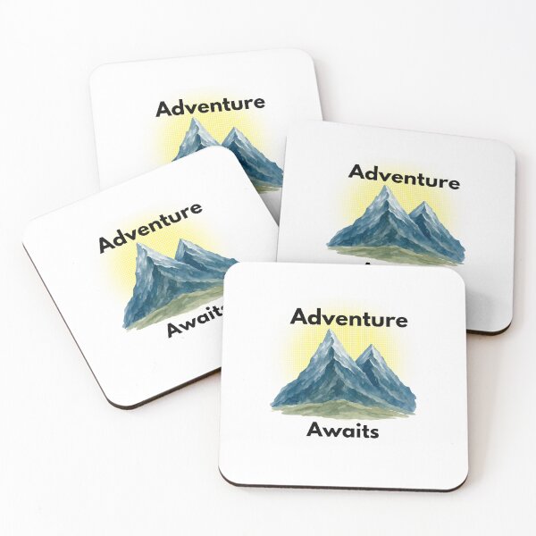 Item preview, Adventure Awaits - Adventure Quote Series designed and sold by EclairArtShop.