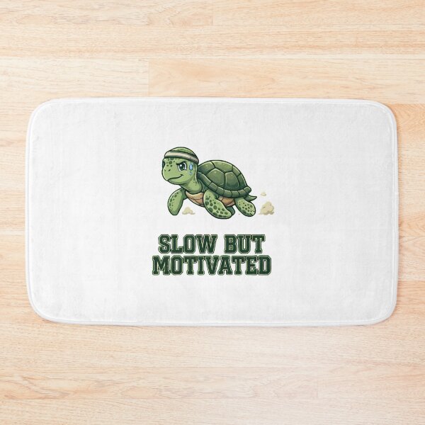 Item preview, Slow But Motivated Funny Turtle Meme Design designed and sold by Lylistudio.