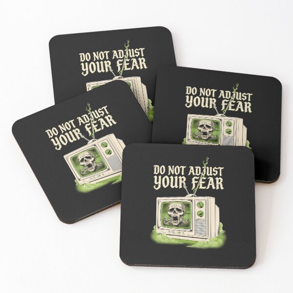 Item preview, Do Not Adjust Your Fear, Retro Horror TV Vintage 80s Graphic designed and sold by CryptReel.