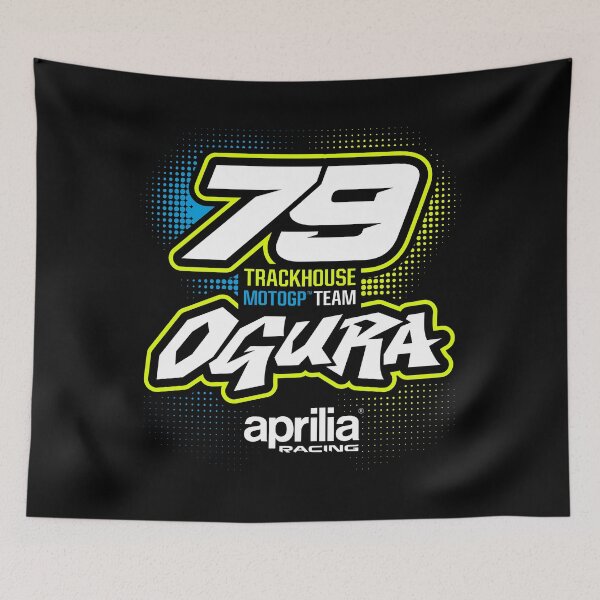 Item preview, AI Ogura 79 MotoGP Trackhouse - Aprilia Racing Japan (Japanese Racer) designed and sold by Stotee.