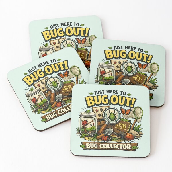 Item preview, Just Here to Bug Out - Bug Collector Nature Explorer Insect Lover designed and sold by SidTastic .