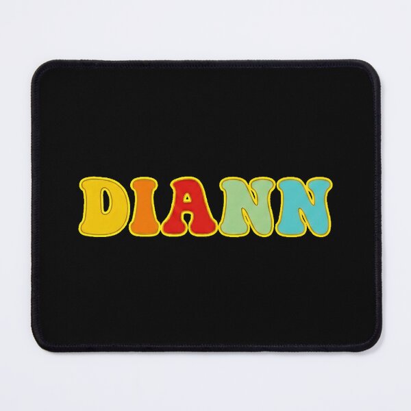 Item preview, ❤️ Diann Personalized Name Wavy Retro Shirt, Coffee Mug, Sticker Gift designed and sold by HelixPedia.
