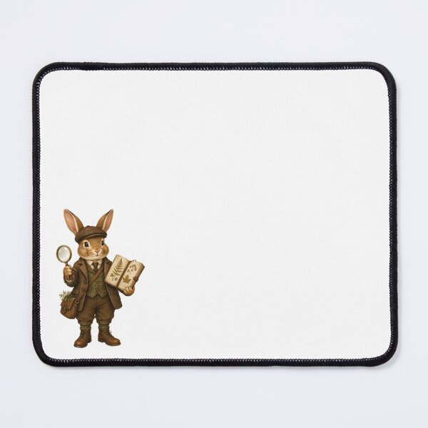 Item preview, Cute Bunny Botanist Dark Academia Animals Print – Watercolor Rabbit Nature Art, Vintage Woodland Sticker designed and sold by DonnaByPT.