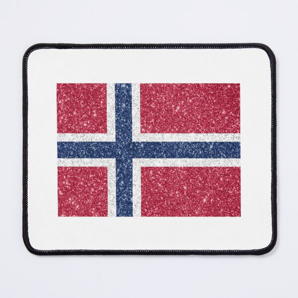 Item preview, norway glitter flag designed and sold by designsbysamantha.