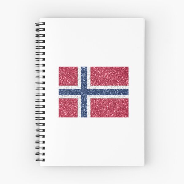 Item preview, norway glitter flag designed and sold by designsbysamantha.