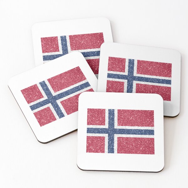 Item preview, norway glitter flag designed and sold by designsbysamantha.