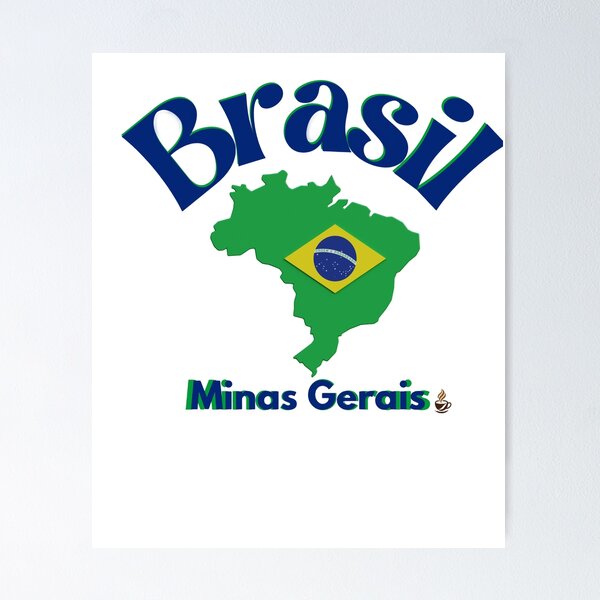 Item preview, Brasil - Minas Gerais Land of Coffee Art designed and sold by D-marcks.
