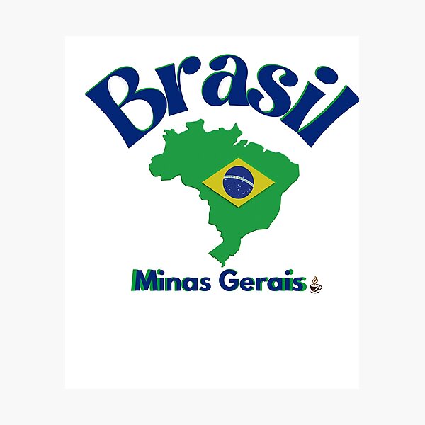 Item preview, Brasil - Minas Gerais Land of Coffee Art designed and sold by D-marcks.