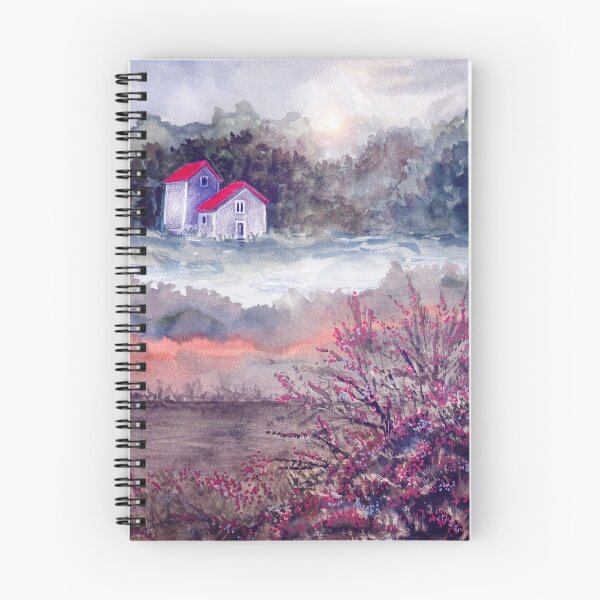 Item preview, Tranquil Misty Lake Landscape designed and sold by Viviana Gonzalez.