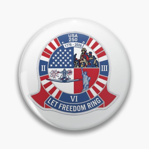 Item preview, Official VT-6 Shooters 250th 4th of July Patch designed and sold by CharlieDesings.