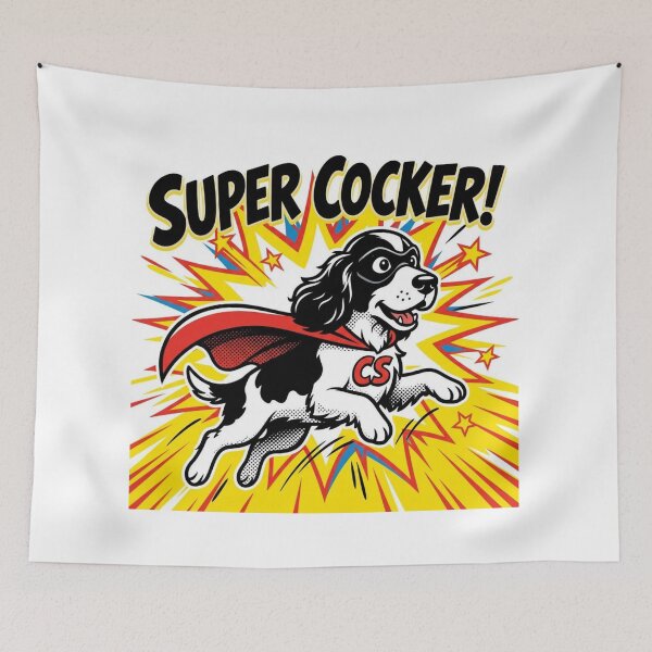 Item preview, Super Hero Cocker Spaniel designed and sold by DLFBOY66.