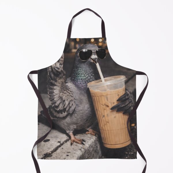 Item preview, Rock On Pigeon With Iced Coffee designed and sold by azule1.