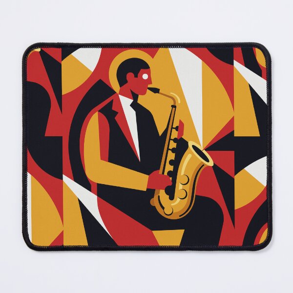 Item preview, Cubist Jazz Saxophone  – Modern Abstract Musician Art Tee designed and sold by paulo silveira.