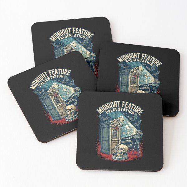 Item preview, Midnight Feature Presentation, Retro Horror Cinema Vintage 80s designed and sold by CryptReel.