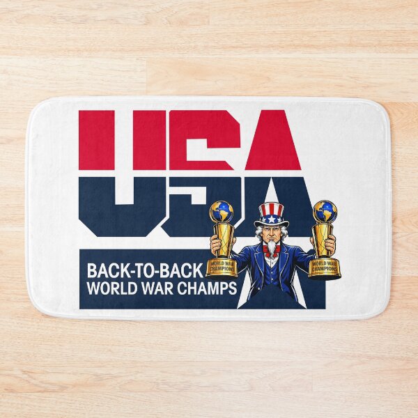 Item preview, USA: Back to Back World War Champs designed and sold by pink-beagle.