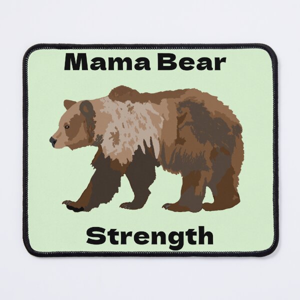 Item preview, Mama Bear Strength - Bear gymwear designed and sold by natzshaw.