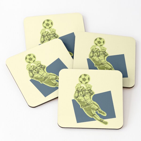 Item preview, Goalkeeper For The Save with Yellow Background  designed and sold by missmann.