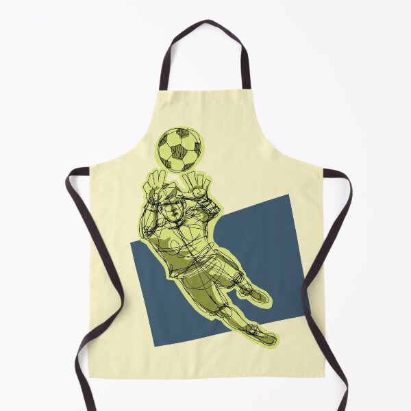 Item preview, Goalkeeper For The Save with Yellow Background  designed and sold by missmann.