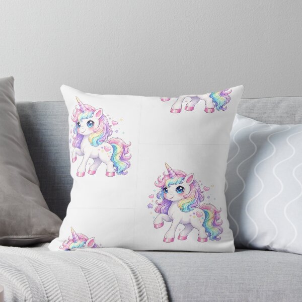 Item preview, Cute Kawaii Rainbow Unicorn PNG | Magical Pastel Fantasy Sticker Design designed and sold by Ishratparween11.