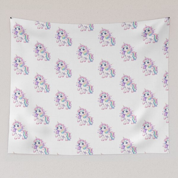 Item preview, Cute Kawaii Rainbow Unicorn PNG | Magical Pastel Fantasy Sticker Design designed and sold by Ishratparween11.