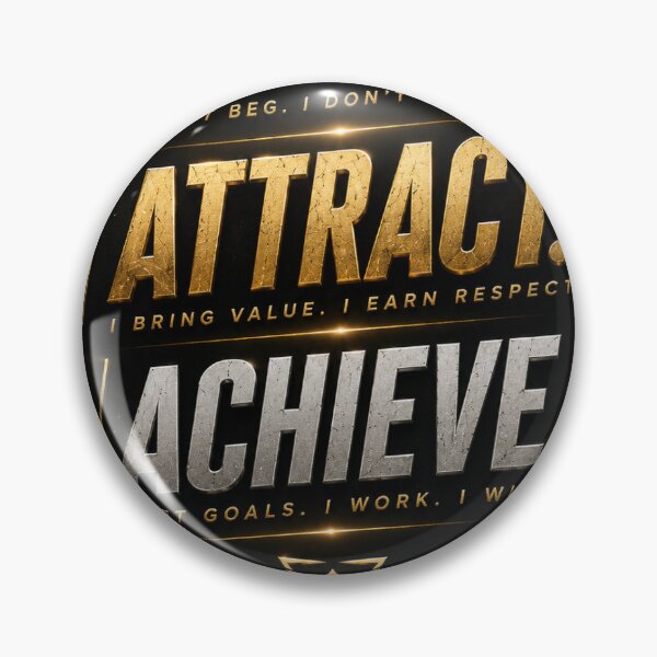 Item preview, "I Don't Chase I Attract" + "Luxury Success Mindset"  designed and sold by MOTIV8URSELF.