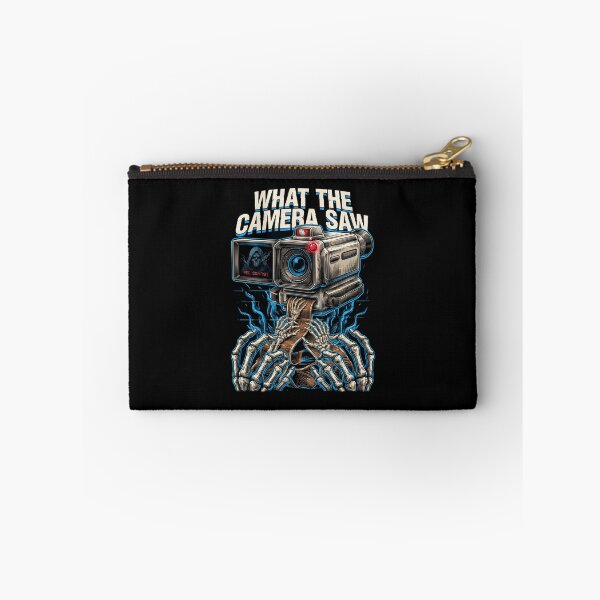 Item preview, What the Camera Saw, Retro Horror Found Footage VHS 80s Graphic designed and sold by CryptReel.