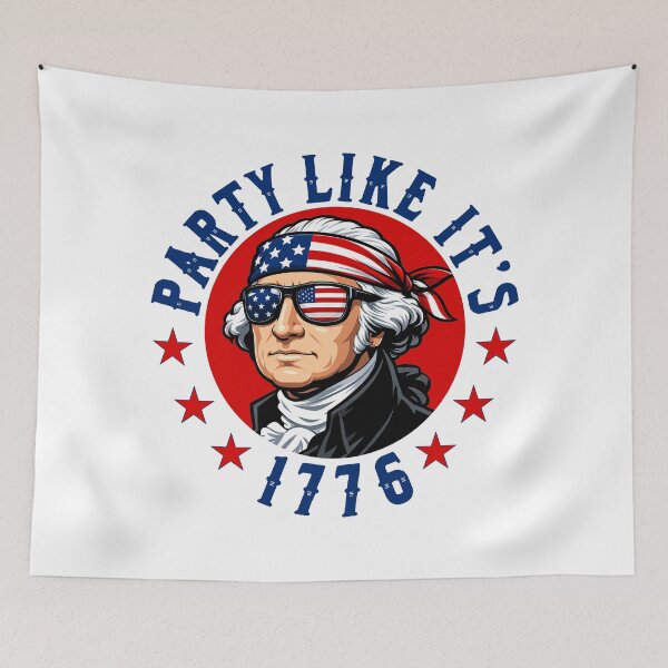 Item preview, Party Like it's 1776 designed and sold by pink-beagle.