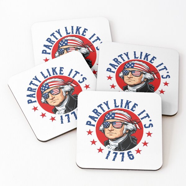 Item preview, Party Like it's 1776 designed and sold by pink-beagle.