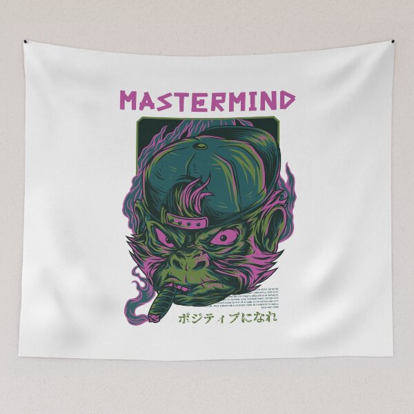 Item preview, Mastermind Monkey - Streetwear Ape Cigar Graphic Art designed and sold by BrewChef.