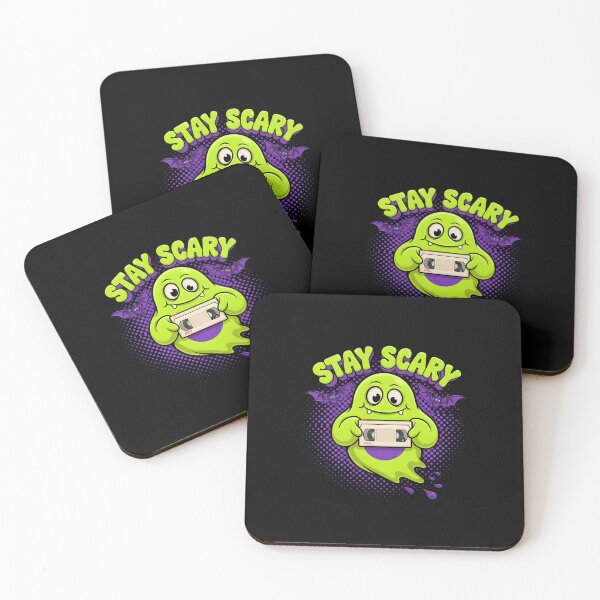 Item preview, Stay Scary, Cartoon Horror Ghost VHS 90s Retro Funny designed and sold by CryptReel.