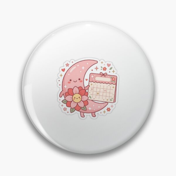 Item preview, Kawaii Period Tracker Cute Cycle Log Planner Sticker designed and sold by yanejoy.