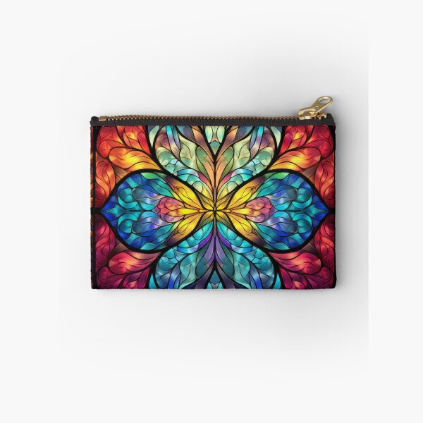 Item preview, Vibrant Symmetrical Glass Kaleidoscope Artwork designed and sold by pinkal.