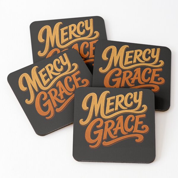 Item preview,  MERCY GRACE  Bold Vintage Christian T-Shirt, Fill His  Mercy & Grace  All over You  designed and sold by KINGDOM GOLD STUDIO.