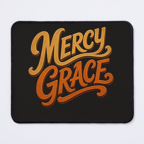 Item preview,  MERCY GRACE  Bold Vintage Christian T-Shirt, Fill His  Mercy & Grace  All over You  designed and sold by KINGDOM GOLD STUDIO.
