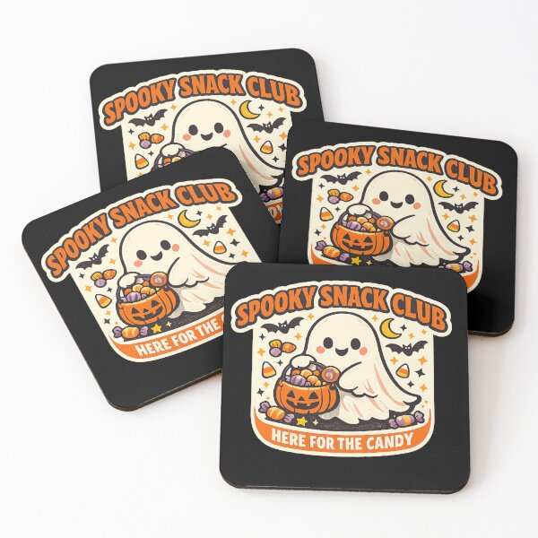 Item preview, Spooky Snack Club Here For The Candy Halloween designed and sold by Concrete Coffee Studio.
