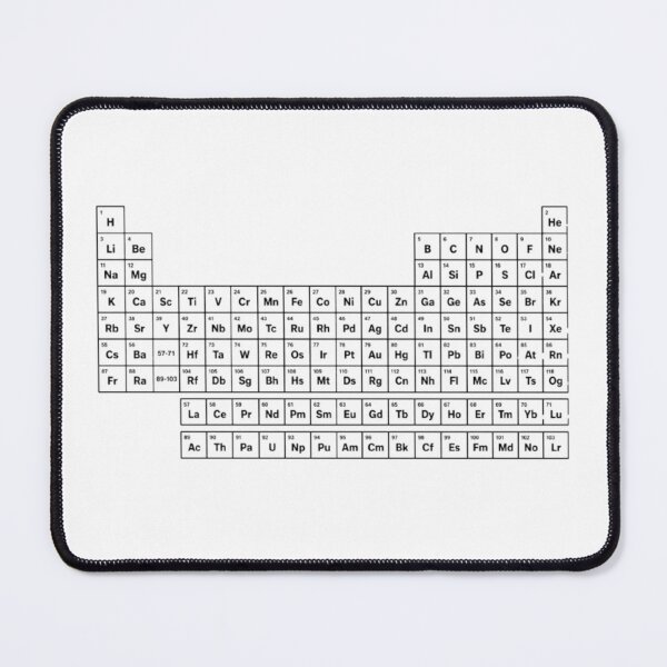 Item preview, Periodic table of elements — black outline designed and sold by JOANNASKAH.