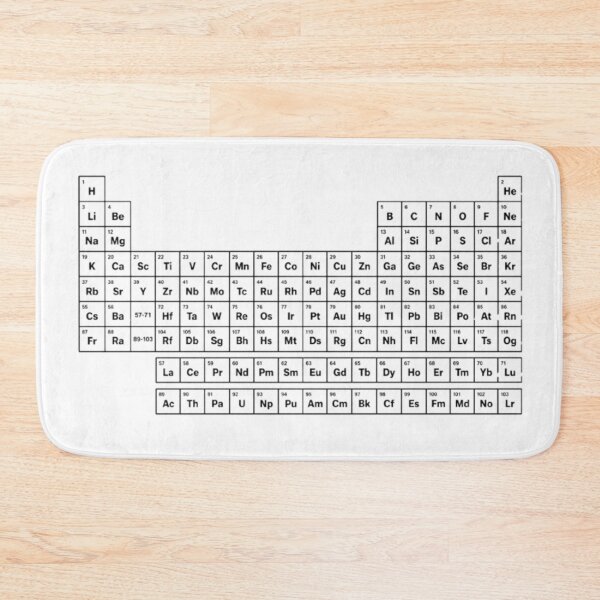 Item preview, Periodic table of elements — black outline designed and sold by JOANNASKAH.