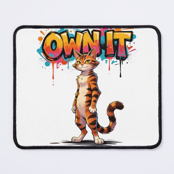 Item preview, Own It Cat Confident Vibe designed and sold by LINSSEX Style • Urban & Sport Streetwear.