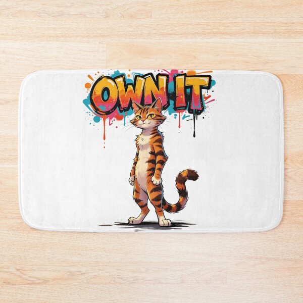 Item preview, Own It Cat Confident Vibe designed and sold by LINSSEX Style • Urban & Sport Streetwear.