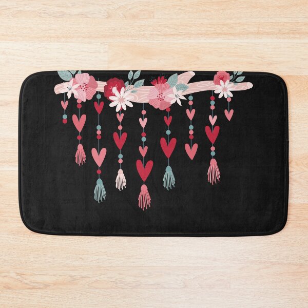 Item preview, Boho Floral Heart Dreamcatcher Cottagecore Wall Hanging designed and sold by SolutionsArt.