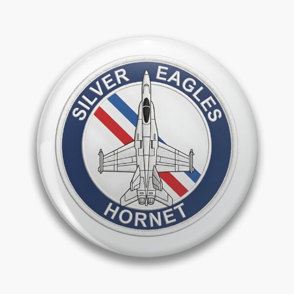 Item preview, U.S. Marine Corps VMFA-115 "Silver Eagles" F/A-18 Hornet Insignia designed and sold by CharlieDesings.