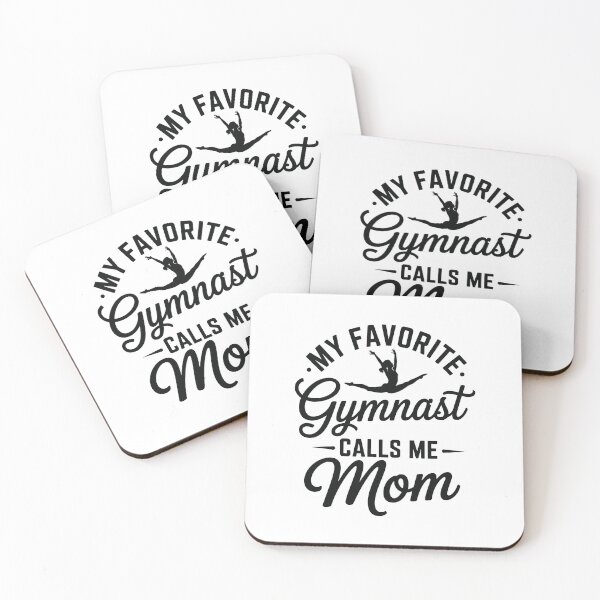 Item preview, MY FAVORITE Gymnast CALLS ME Mom designed and sold by jkrphoto.