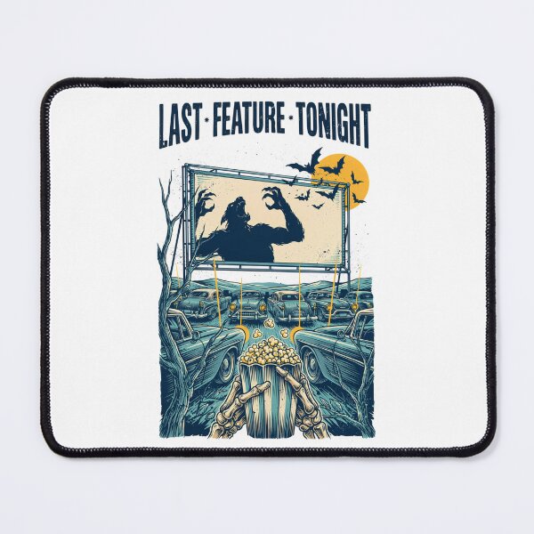 Item preview, Last Feature Tonight, Retro Drive-In Horror Crimson Night 80s designed and sold by CryptReel.